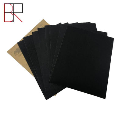Carta abrasiva quadrata di lucidatura nera della carta vetrata 130mm
